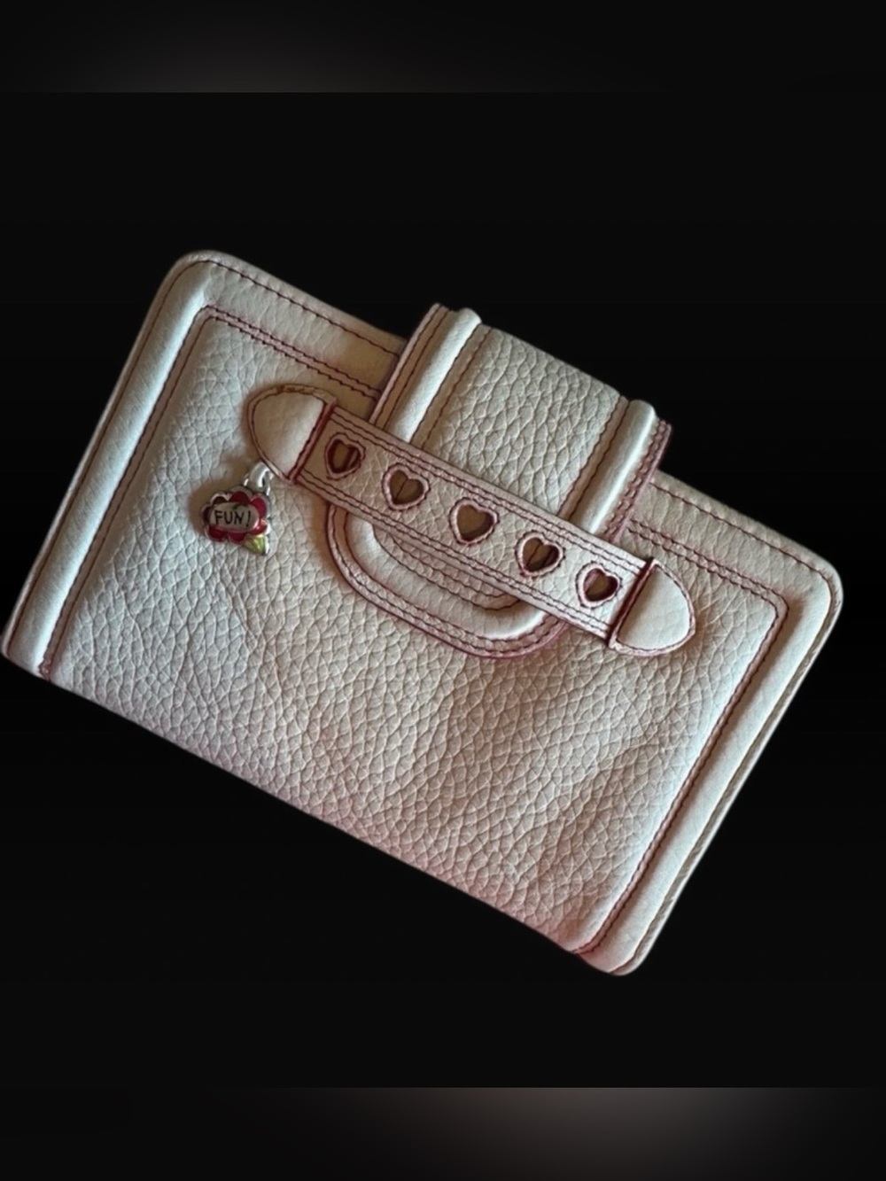 Brighton Wallet With Heart Cut-Out Strap